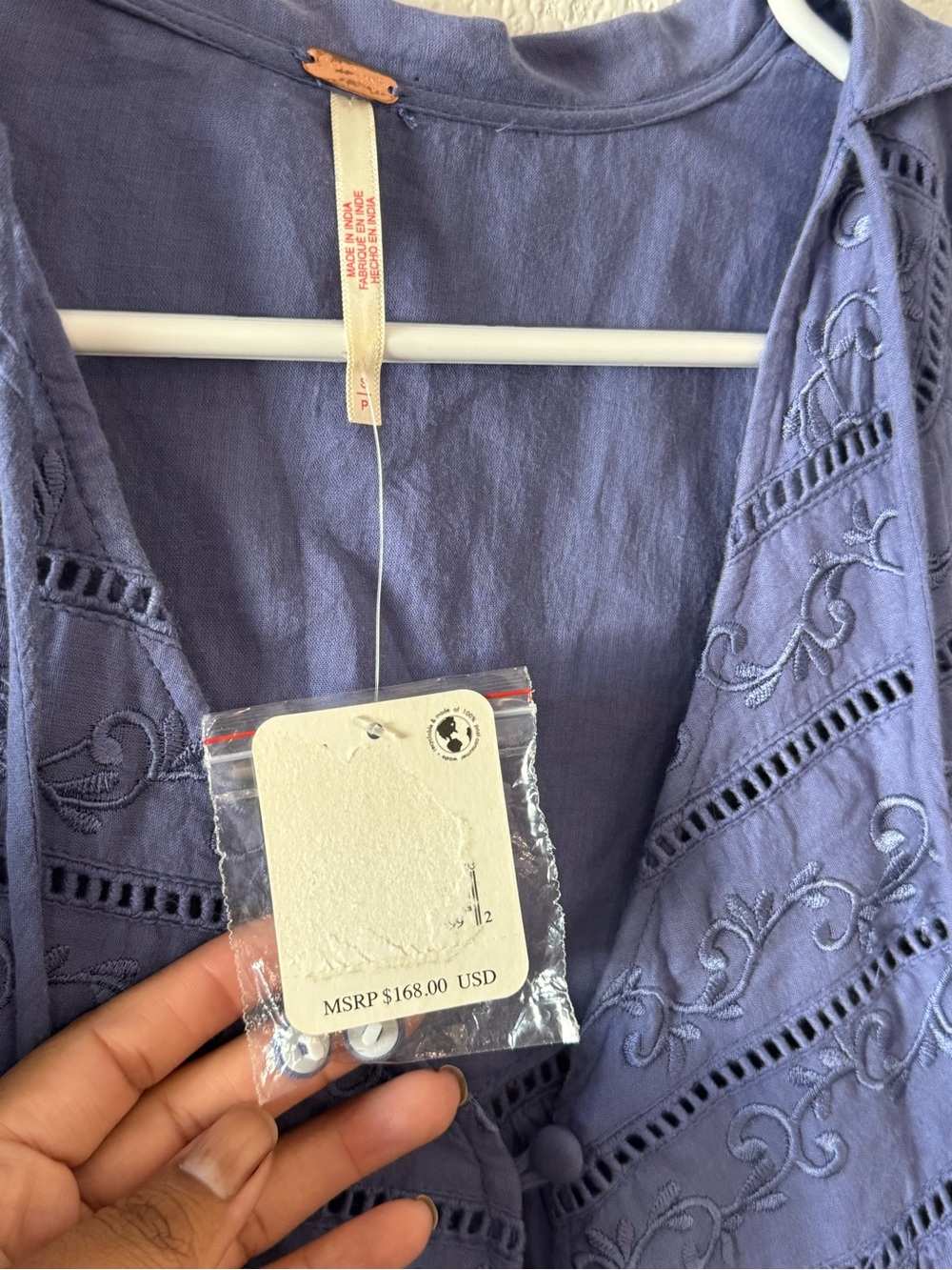 NWT Free people haddie mini dress - Picture 4 of 5